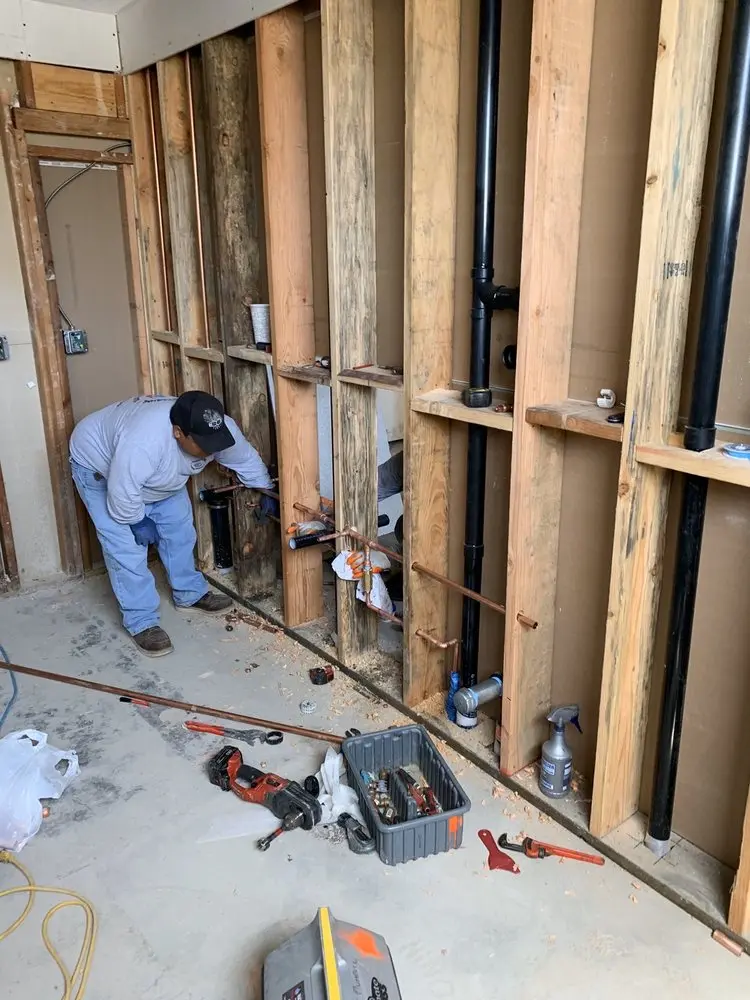 Commercial rough-in plumbing for Water Heater Replacement in East Foxboro